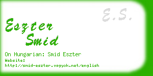 eszter smid business card